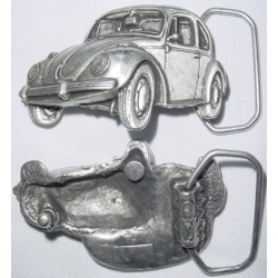 Garbus VW klamra 3D stare srebro (id: 1170)